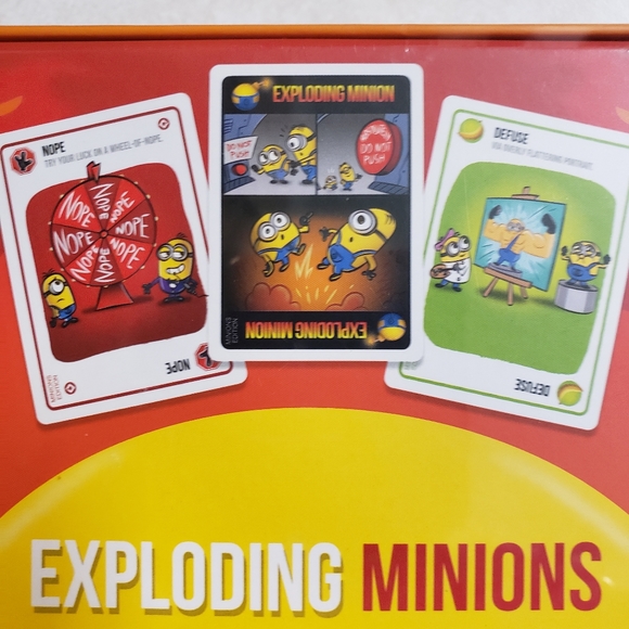 NEW EXPLODING MINIONS Card Game By Exploding Kittens ~ Factory Sealed - Picture 4 of 7